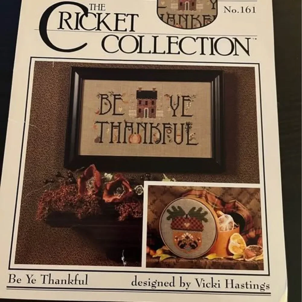 Cross Stitch Pattern Booklets: Prairie Schooler Cricket Collection Homespun